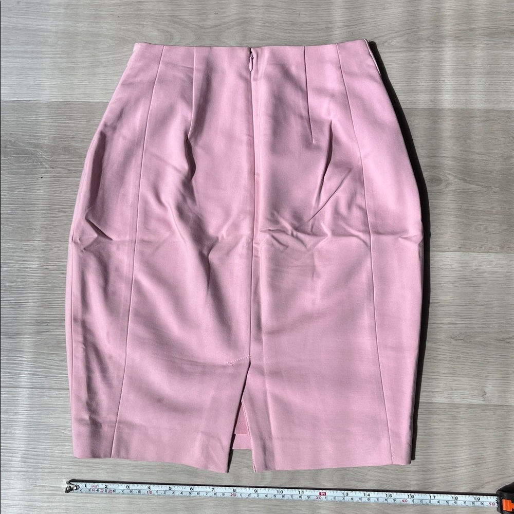Express Pink Pencil Skirt — High-Waist Tailored Fit - Picture 5 of 5